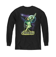 Justice League Boys of America Youth Hal Galaxy Long Sleeve Sweatshirts