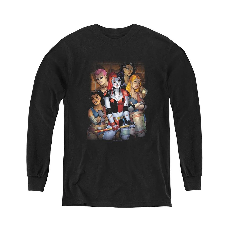 Batman Boys Youth Bad Long Sleeve Sweatshirts