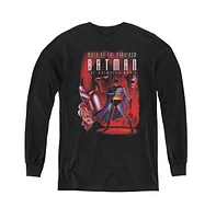 Batman Boys Youth Phantasm Cover Long Sleeve Sweatshirts