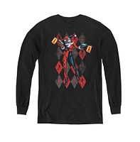 Batman Boys Youth Pow Long Sleeve Sweatshirts