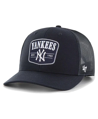 47 Brand Men's Navy New York Yankees Squad Trucker Adjustable Hat