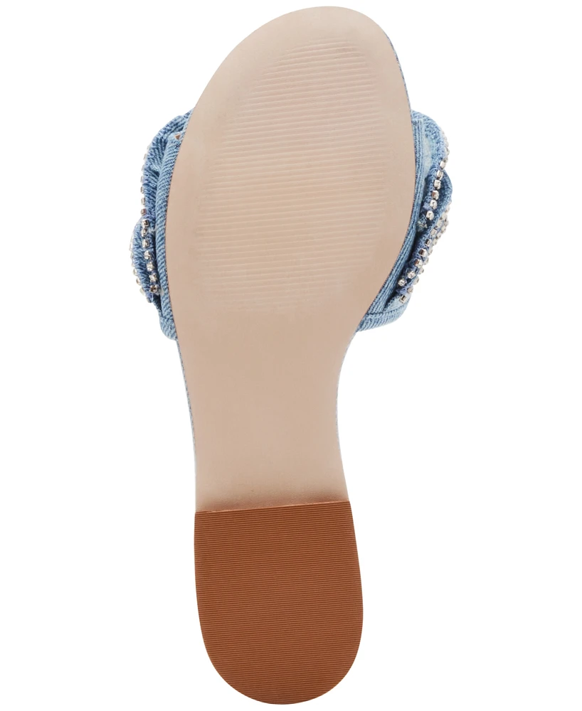 Steve Madden Women's Lilou Ruffle Slide Sandals