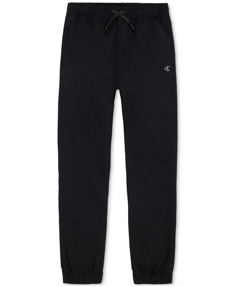 Calvin Klein Big Boys Ckj Relaxed Straight-Fit Tech Joggers