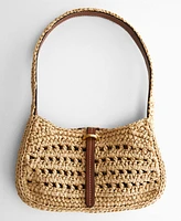 Mango Women's Natural Fiber Shoulder Bag