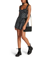 Betsey Johnson Skull Boss Wallet On A Chain
