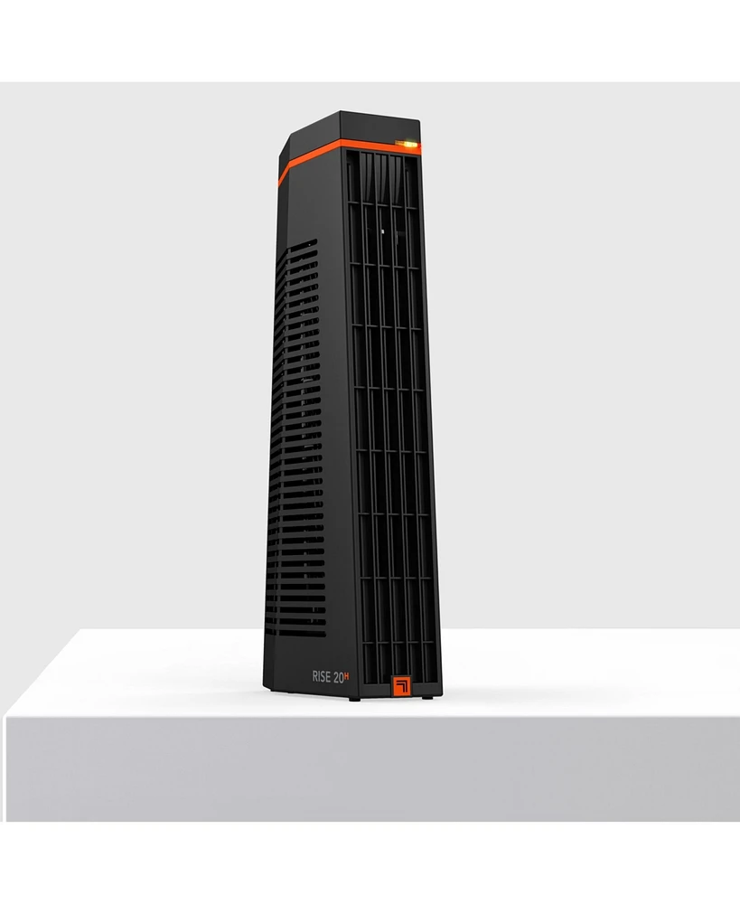 Sharper Image Rise 20H Tower Space Heater with 3 Heat Settings