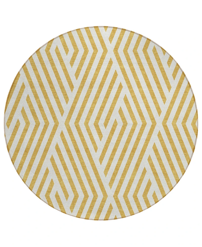 Addison Chantille Machine Washable ACN550 8'x8' Round Area Rug