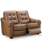 Abbyson Living Berry 62" Leather Power Reclining Loveseat