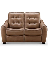 Abbyson Living Berry 62" Leather Power Reclining Loveseat