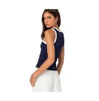 Edikted Women's Tammy Contrast Tank Top