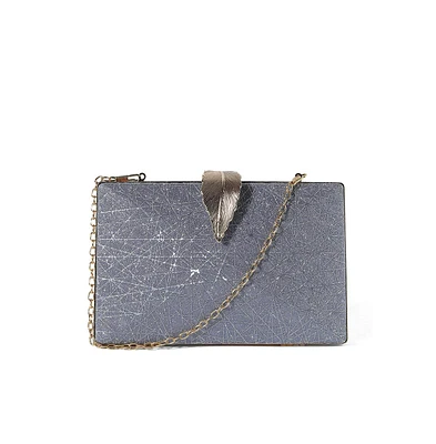 Haute Sauce Women's Leaf Clutch Bag