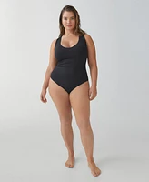 Mango Women's V-Neck Swimsuit