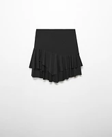 Mango Women's Asymmetrical Skirt