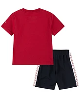 Jordan Little Boys Flight Mvp Tee and Mesh Shorts Set