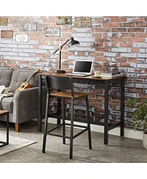 Bar Stools,set Of 2 Bar Chairs,tall Bar Stools With Backrest