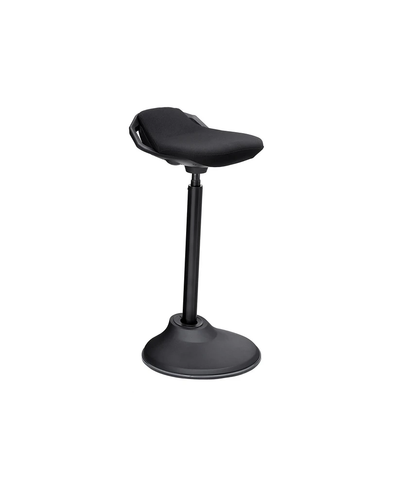 Slickblue Adjustable Standing Desk Chair, Swivel Ergonomic Stool, Sitting Balance Chair Office