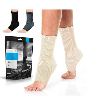 Powerlix Compression Ankle Sleeve: Swelling & Injury Relief