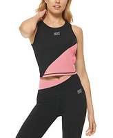 Dkny Women's Colorblocked Cropped Tank Top