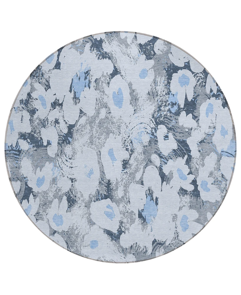 Addison Chantille Machine Washable ACN538 8'x8' Round Area Rug