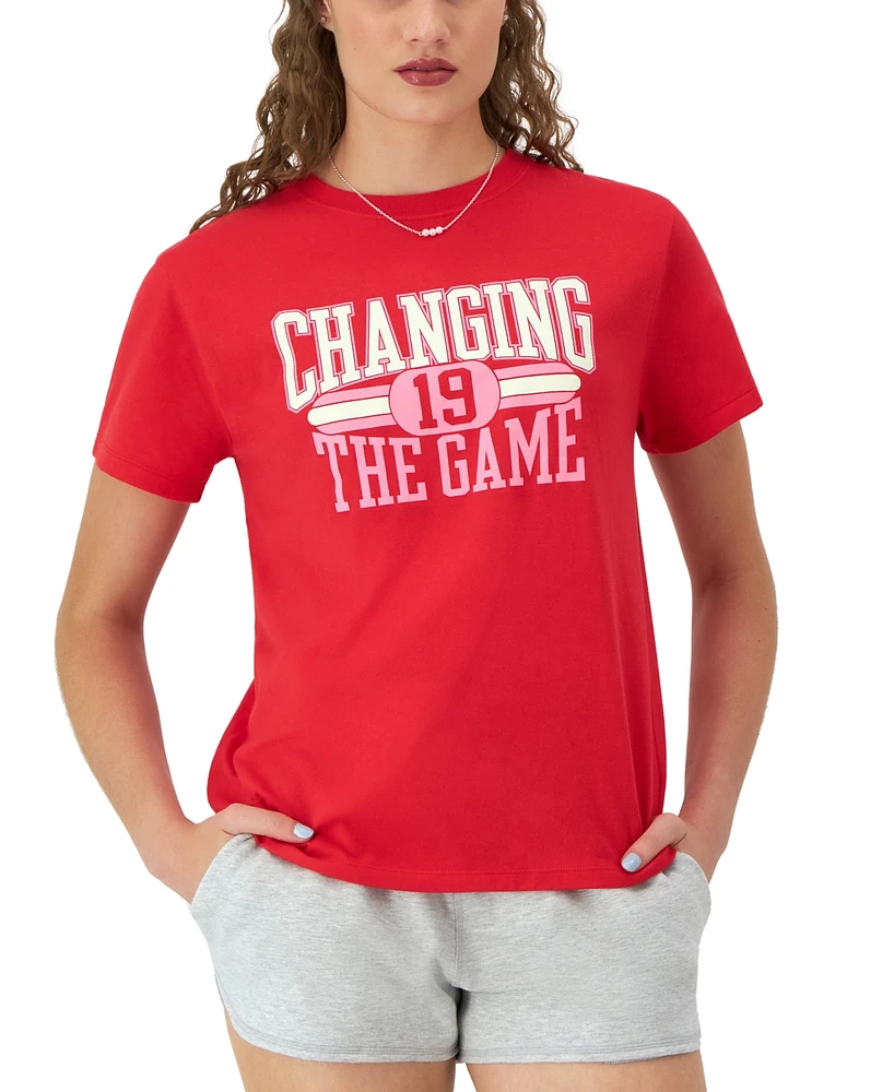 Champion Women's Classic Changing The Game Graphic T-Shirt