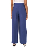 1.state Women's Button Detail Wide Leg Pants