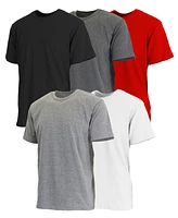 Blue Ice Men's Short Sleeve Crew Neck Tee-5 Pack