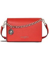 Karl Lagerfeld Paris Lourdes Mini Leather Crossbody