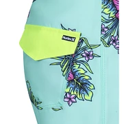 Hurley Big Boys Floral Tropics Printed Board Shorts