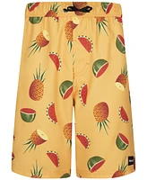 Hurley Big Boys Fruit Slice Printed Pull-On Swim Shorts