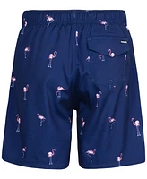 Hurley Big Boys Flamingo Pool Party Printed Pull-On Shorts