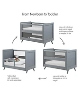 BreathableBaby Breathable Mesh 3-in-1 Convertible Crib - Greenguard Gold Certified