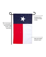 Evergreen Flag Texas State Flag Garden Applique Flag