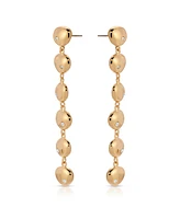 Ettika Polished Pebble Linear Dangle Earrings