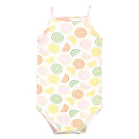 Hudson Baby Girls Cotton Bodysuits, Citrus Orange, 18-24 Months