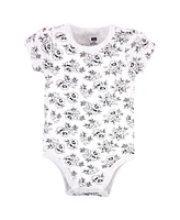 Hudson Baby Baby Girls Hudson Cotton Bodysuits, Toile 5-Pack