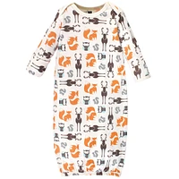 Hudson Baby Infant Unisex Cotton Gowns, Owl