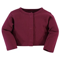 Touched by Nature Toddler Girls Organic Cotton Dress and Cardigan