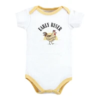 Hudson Baby Baby Boys Hudson Unisex Cotton Bodysuits