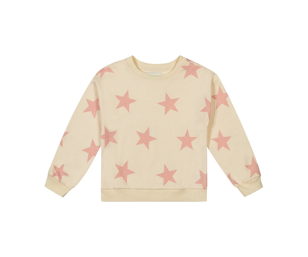 Sammy + Nat Little Girls Printed Sweatshirt