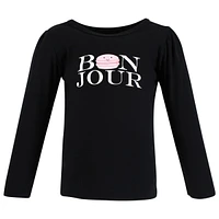 Hudson Baby Baby Girls Hudson Long Sleeve T-Shirts, Bakery Tea Party