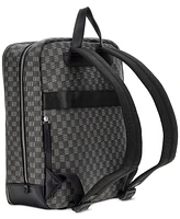 Guess Men's Jet Set Checker Logo Compact Bag