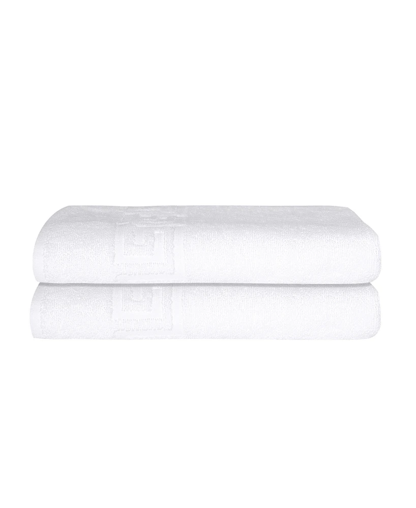 Ozan Premium Home Milos Greek Key Design Collection 100% Turkish Cotton Bath Sheet, 40" x 60"