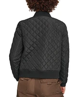 Levi's Women's Diamond Quilted Casual Bomber Jacket