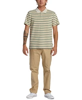 Quiksilver Men's Dna Cotton Mixed-Stripe Polo Shirt