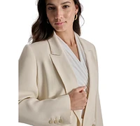 Dkny Women's Tie-Waist Peak Lapel Blazer