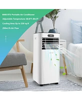 Vebreda 8000 Btu 3-in-1 Portable Air Conditioner with Remote Control