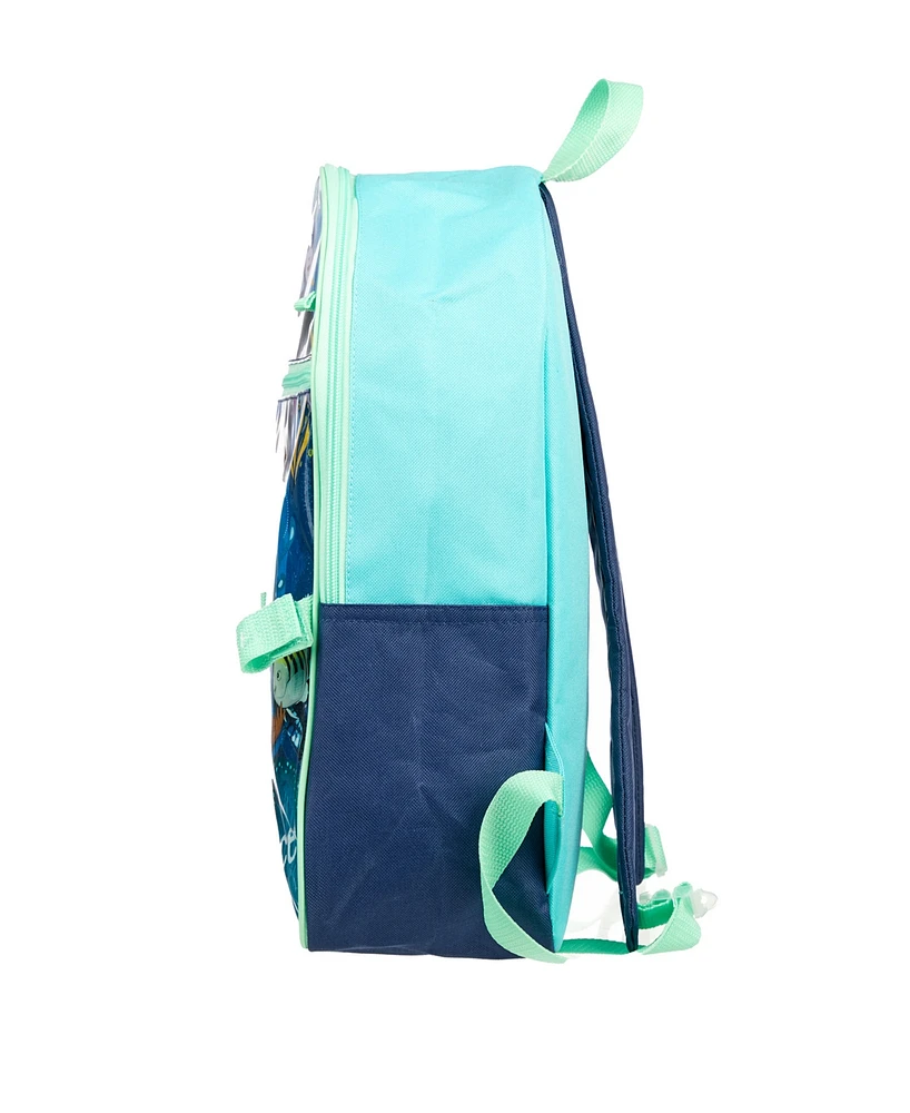 Little Mermaid Girl's 5 Pc Backpack Set