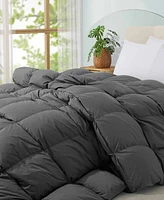 Unikome 100% Cotton Cover Goose Feather Down Comforter