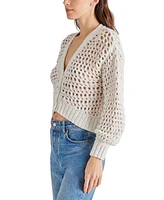 Steve Madden Women's Luca Chunky Crochet Cardigan