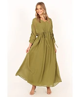 Petal and Pup Women's Ramona Long Sleeve Maxi Dress